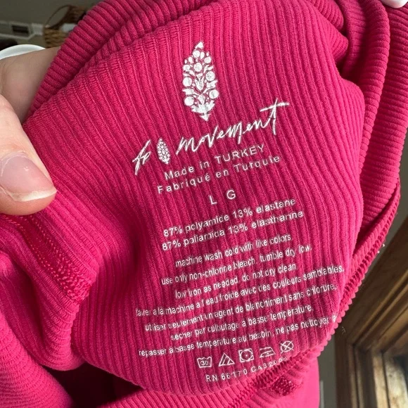 FP Movement by Free People Hot Pink High-Rise Bike Shorts - Picture 2 of 8